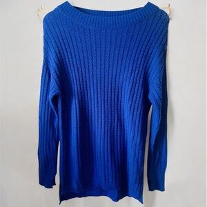 Ann Taylor Wool Blend Ribbed Sweater